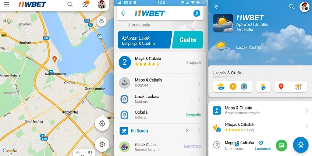 Tampilan antarmuka aplikasi 11WBET yang informatif dan mudah digunakan.